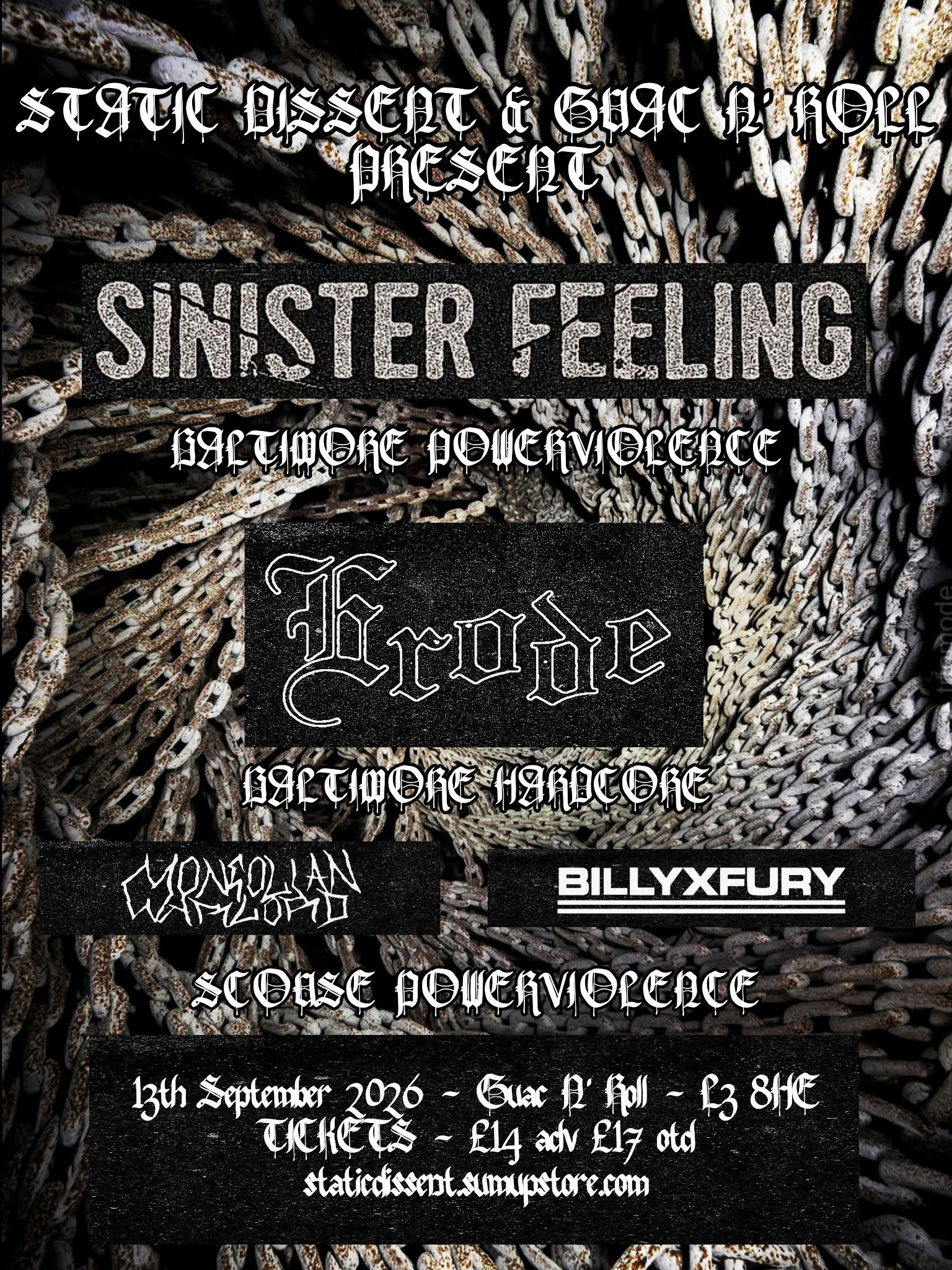 SINISTER FEELING // ERODE