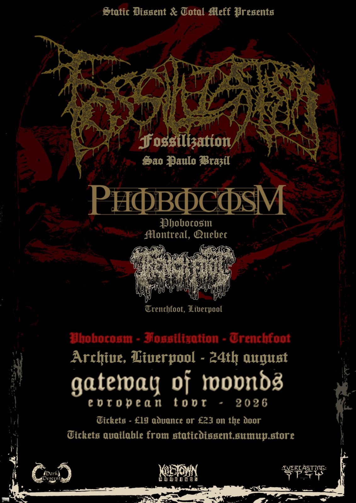 Fossilization, Phobocosm, Trench Foot