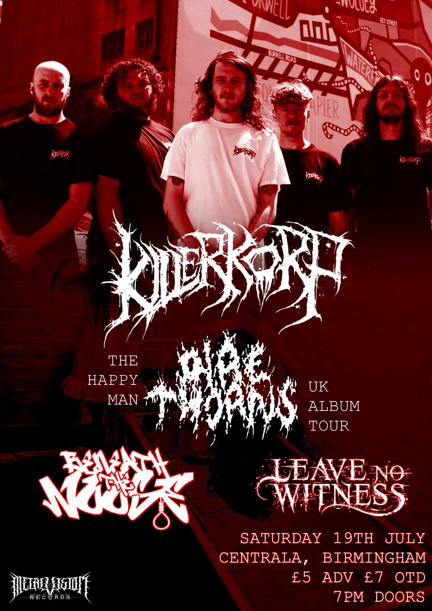 Dire Thorns+ Killerkorp, Beneath the noose & Leave no witness Image