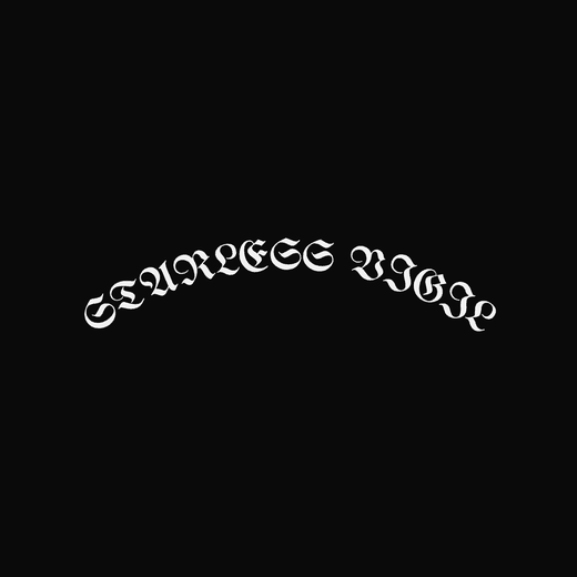 Black Metal band logo in Blackletter, arched