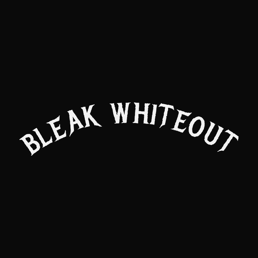 Blackgaze band logo in Spiked, arched