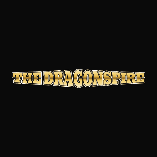 80s Chrome Metal Logo  in Slab, straight, crown shape, gold, double outline
