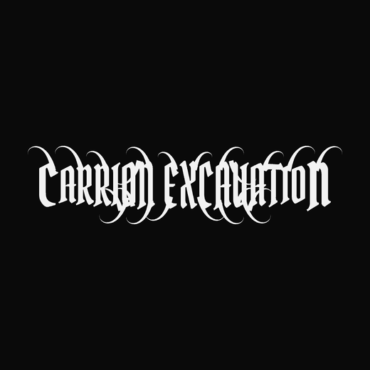 Death Metal band logo in Gothic, straight, overgrown spikes, vines, bulge shape