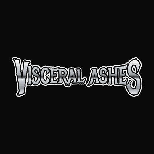 Death Metal band logo in Spiked, straight, horns shape, chrome, double outline