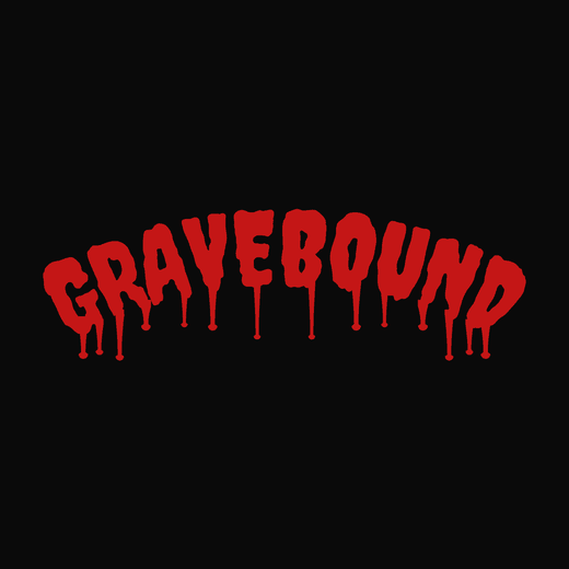 Dripping Blood Logo  in Creep, arched, overgrown spikes, drips
