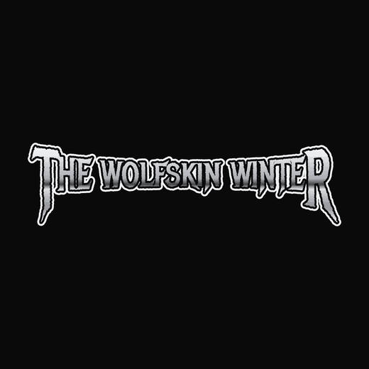 Folk Metal band logo in Spiked, straight, horns shape, chrome, double outline