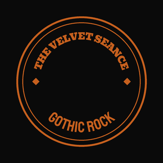 Gothic Rock band logo in Slab, badge