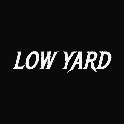 Hardcore band logo in Spiked, slanted