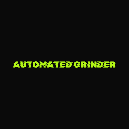 Industrial band logo in Glitch, straight