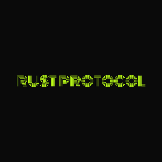 Industrial band logo in Retro Lines, straight