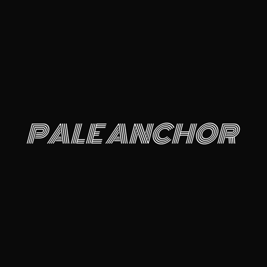 Industrial band logo in Retro Lines, slanted