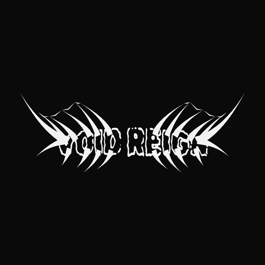 Metal band logo in Burned, straight, barely legible spikes, symmetric thorns, bridge shape