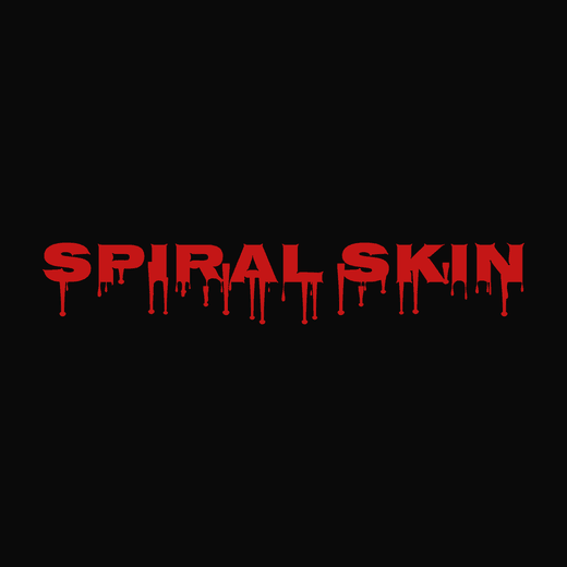 Nu Metal band logo in Gore, straight, overgrown spikes, drips