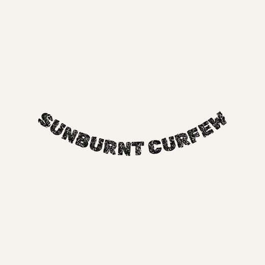 Pop Punk band logo in Distressed, arced under