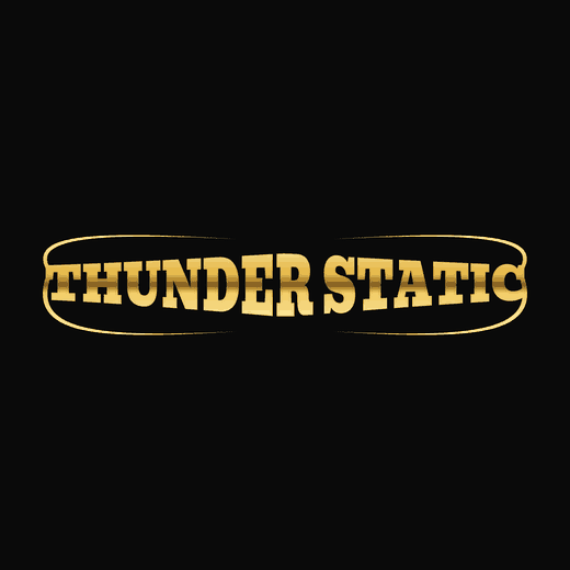 Power Metal band logo in Slab, straight, crown shape, tails, gold