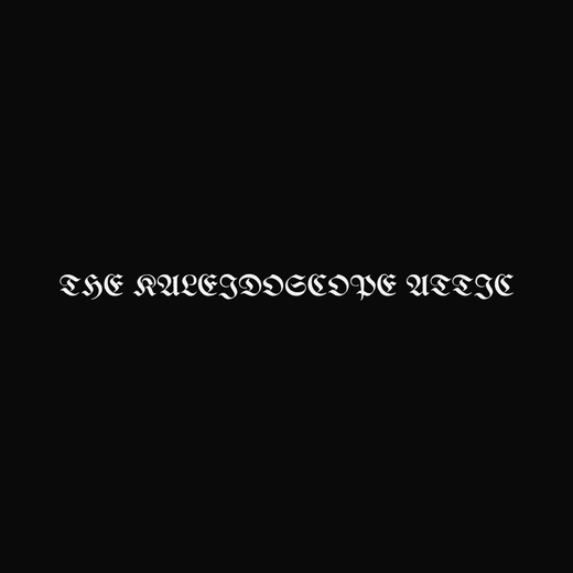 Psychedelic Rock band logo in Blackletter, straight