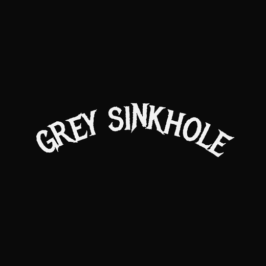 Sludge Metal band logo in Spiked, arched