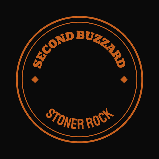Stoner Rock band logo in Slab, badge