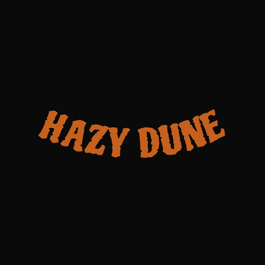 Stoner Rock band logo in Stone, arced under
