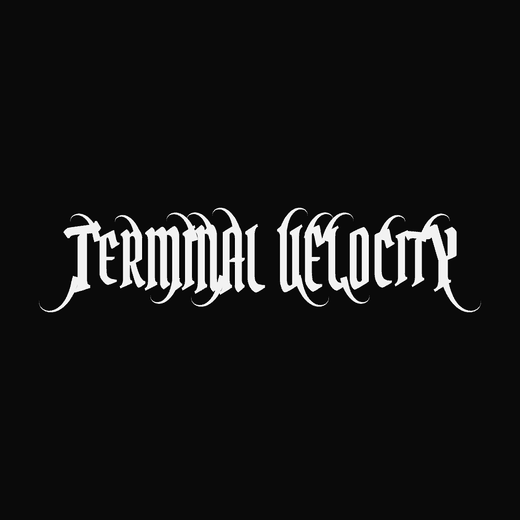 Thrash Metal band logo in Gothic, straight, overgrown spikes, vines, bulge shape