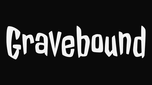 Gravebound band logo in the Carnival font