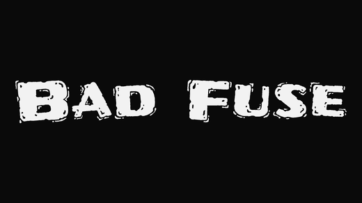 Bad Fuse band logo in the Carved font