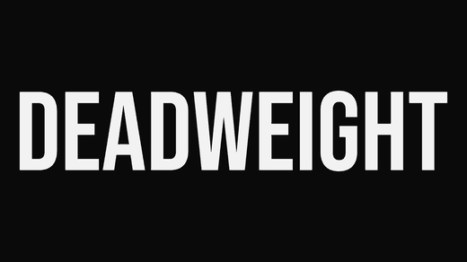 Deadweight band logo in the Condensed font