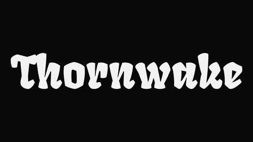 Thornwake band logo in the Fraktur font