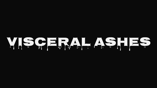Visceral Ashes band logo in the Gore font