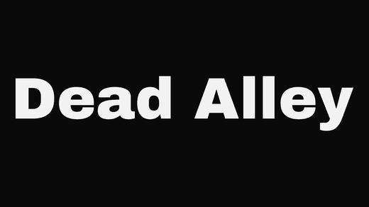 Dead Alley band logo in the Heavy Block font