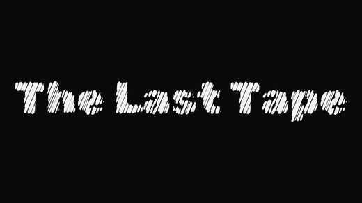 The Last Tape band logo in the Marker font