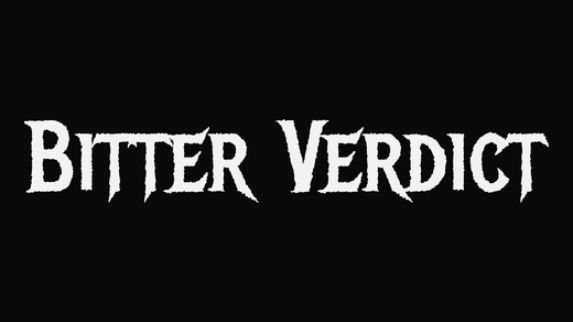 Bitter Verdict band logo in the Spiked font