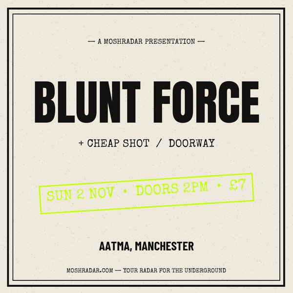 Matinee square gig poster template for all-ages and matinee shows — Square